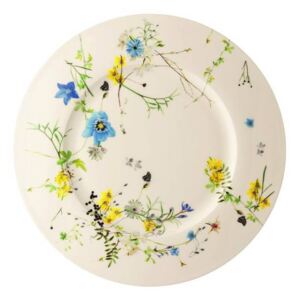 Fleurs des Alpes Servírovací talíř s okrajem, 33 cm Rosenthal (Barva-bílá, kytky)