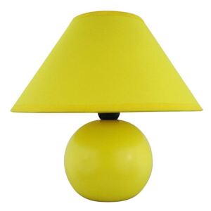 Stolní keramická lampa ARIEL, 1xE14, 40W, žlutá