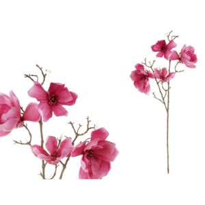 Autronic Magnolie, 4 květy, tm.růžová barva. UKK211-PINK-DK