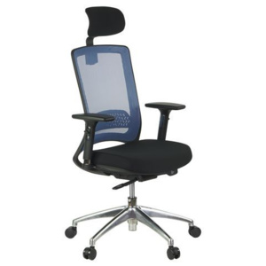 Kancelářská židle Julia, modrá/černá