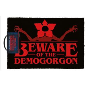 Rohožka Stranger Things: Beware Of The Demogorgon (60 x 40 cm) černá