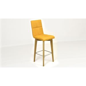 Barová židle dubová, Melon žluta Malon-Barova