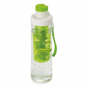 Zelená lahev na vodu se sítkem Snips Infuser, 750 ml