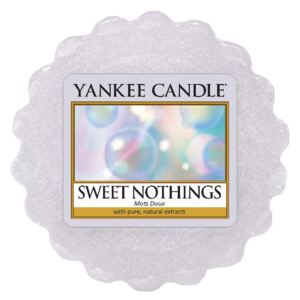 Yankee Candle - vonný vosk Sweet Nothings (Sladká nic) 22g (Vůně teplá, něžná a sladká - jako tiché zašeptání do ucha.)