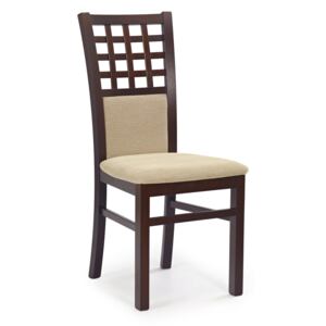 Halmar Dřevěná židle Gerard 3 tmavý ořech