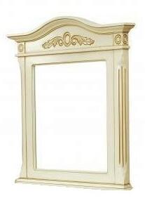 IBA Luxusní zrcadlo Mery (malé) Odstín dřeva: Krémová