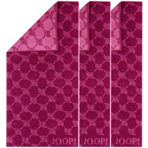 Joop! ručníky 50x100 cm, cornflower 3ks růžová/fialová