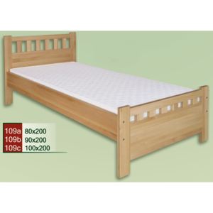 Dřevěná postel CLASSIC 109 z masivu buk