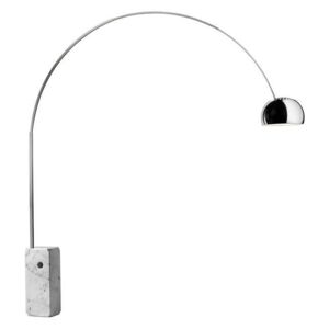 Flos F0300000 Arco, designová stojací lampa s vypínačem, 1x70cm, 232cm