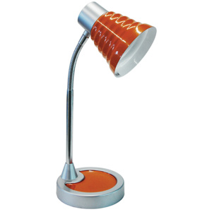 LDT055LEO-ARANCIO stolní lampa 1xE14 plast a kov v oranžové barvě