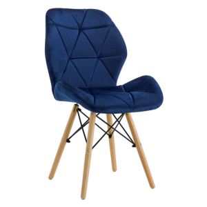 Skandinávská židle LIOTTE BIG modrá DOPRODEJ