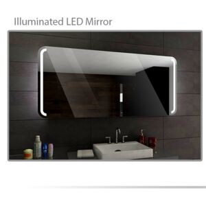 Koupelnové zrcadlo s LED podsvětlením 60x40 cm OSLO
