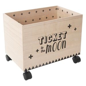 Dřevěný box na kolečkách Play
