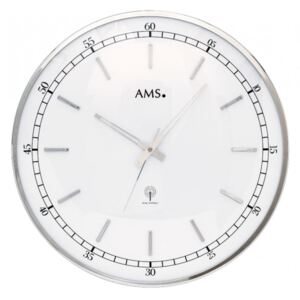 Rádiem řízené kovové designové hodiny AMS 5608