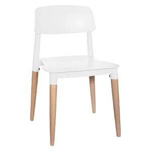 Dětská designová židle bílá