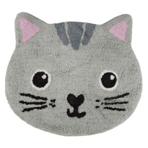 Sass & Belle Dětský koberec Nori Cat Kawaii Friends šedý 60 cm