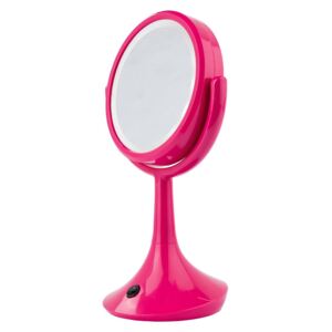 MIOMARE® LED kosmetické zrcátko (růžové)