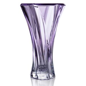 Aurum Crystal skleněná váza Oklahoma Ametyst 32 cm