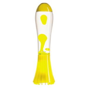 Mathmos Fluidium, lávová lampa, 1x40W, čirá se žlutou lávou, 49cm