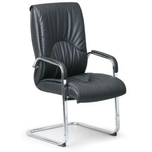 Konferenční / přísedící židle LUX, černá