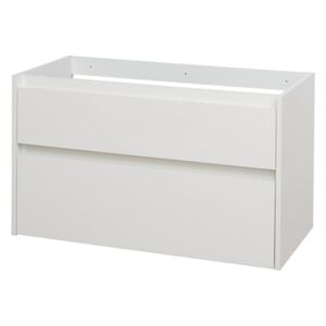 MEREO - Opto, koupelnová skříňka, bílá, 2 zásuvky, 1010x580x458 mm (CN912S)