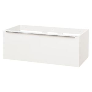MEREO - Mailo, koupelnová skříňka, bílá, 1 zásuvka, 1010x476x365 mm (CN517S)