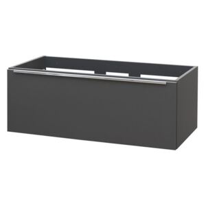 MEREO - Mailo, koupelnová skříňka, antracit, 1 zásuvka, 1010x476x365 mm (CN537S)