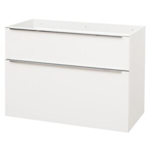 MEREO - Mailo, koupelnová skříňka, bílá, 2 zásuvky, 1010x580x458 mm (CN512S)
