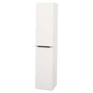 MEREO - Mailo, koupelnová skříňka, vysoká, L/P otevírání, bílá, 385x1700x350 mm (CN514LP)