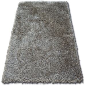 Kusový koberec LOVE SHAGGY světle hnědý 60x110
