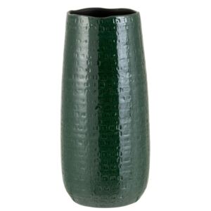 Tmavě zelená keramická váha se vzorem Seraphine S - 15*19*40 cm