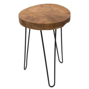 Culty Masivní dřevěný odkládací stolek Elijah 28,5 cm