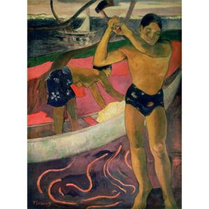 Obraz, Reprodukce - The Man with an Axe, 1891, Paul Gauguin