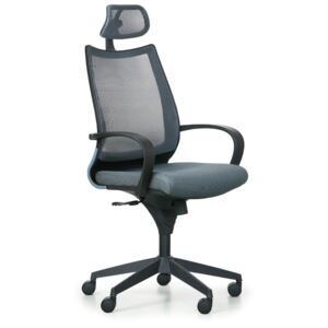 Kancelářská židle FUTURA, tmavě šedá/černá