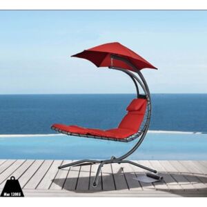 Závěsné houpací lehátko Vivere Ne Original Dream Chair M01 červená