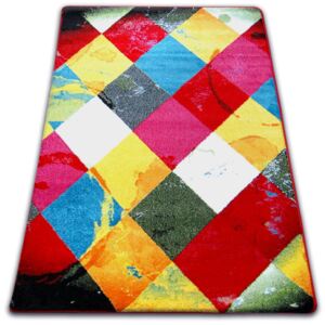 Kusový koberec PAINT Pavement červený 120x170