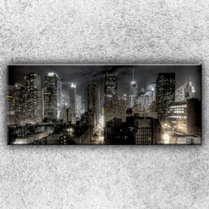 Temné město 1 (120 x 50 cm) - Jednodílný obraz