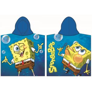 Javoli Pončo SpongeBob 60 x 120 cm tmavě modré
