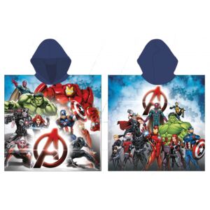 Javoli Pončo Marvel Avengers 55 x 110 cm modré