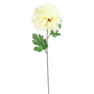 Umělá květina Chryzantéma 50 cm, sv. žlutá