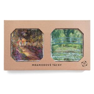 Monetova zahrada v Giverny, Lekníny a japonský most - mramorový tácek