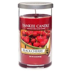Svíčka ve skleněném válci Yankee Candle Zralé třešně, 340 g