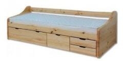 Dřevěná postel -jednolůžko DN131 borovice masiv 90x200 cm