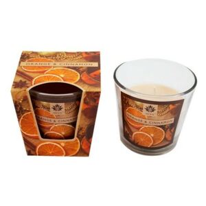 Arome Vonná svíčka Orange and Cinnamon, 120 g