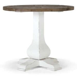 Kulatý dřevěný jídelní stůl Anaco: průměr 90 cm