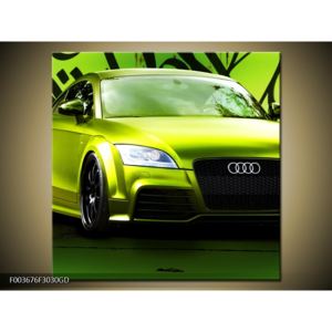 Obraz zelené Audi (F003676F3030GD)