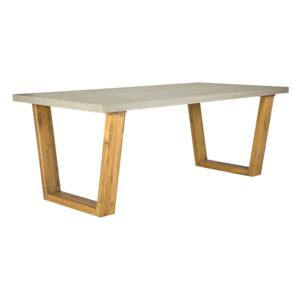 Jídelní stůl Stonecore z betonu a borovice: 160x90