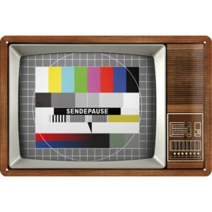 Nostalgic Art Plechová cedule – Retro TV 20x30 cm