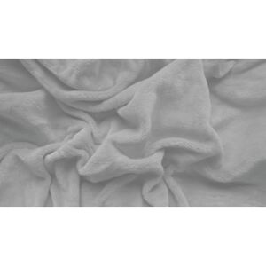 JAHU colections PROSTĚRADLO MIKROPLYŠ Comfort 180x200cm - světle šedé