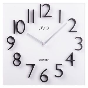 Kovové nástěnné hodiny JVD HB17 s magenickými čísly (libovolně lze rozmístit)